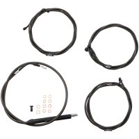 Vajerkit Standard Midnight Flätad Svart LA CHOPPERS