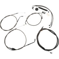 Vajerkit Standard Midnight Flätad Svart LA CHOPPERS