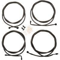 Vajerkit Standard Midnight Flätad Svart LA CHOPPERS