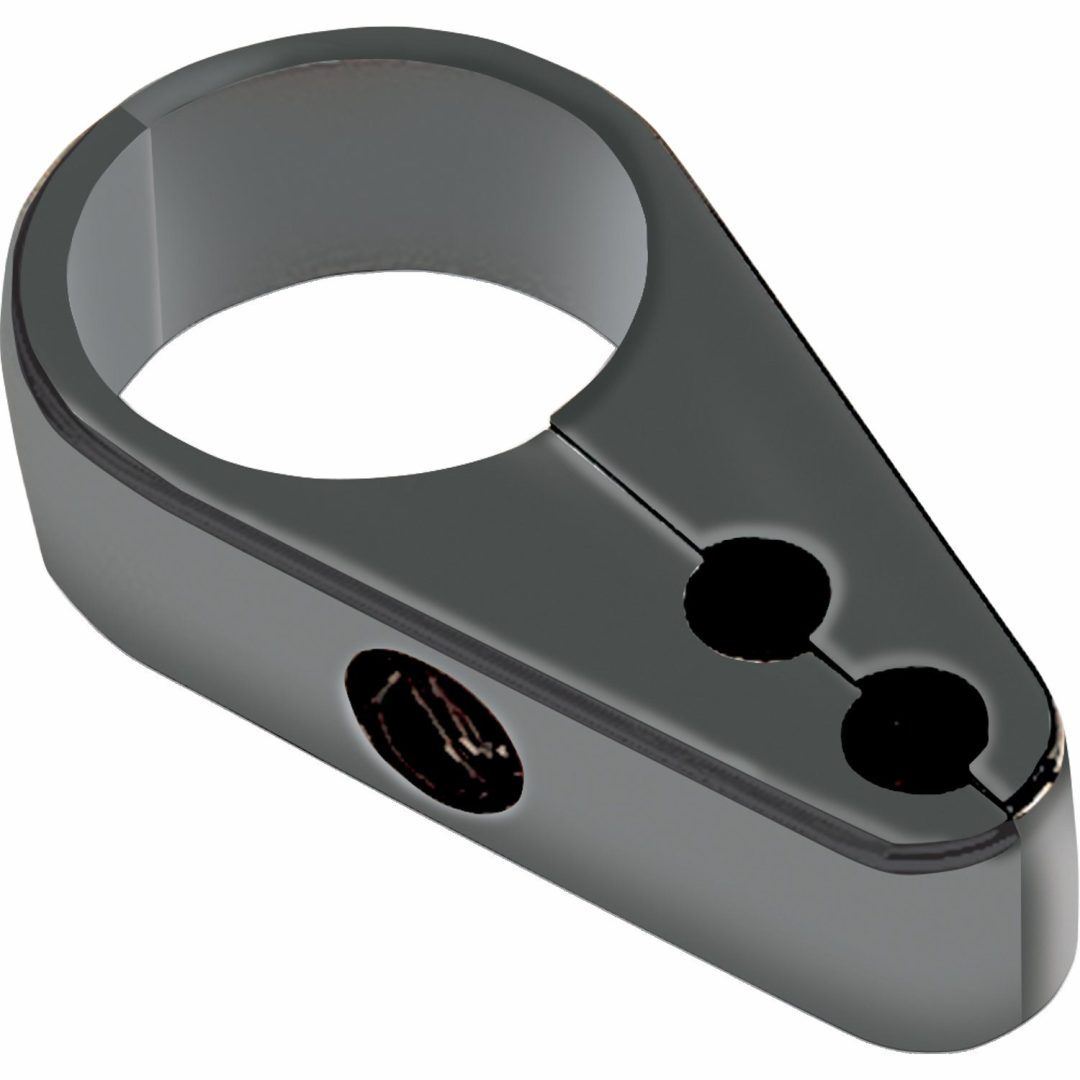Vajerklämma Svart Aluminium DRAG SPECIALTIES 1"