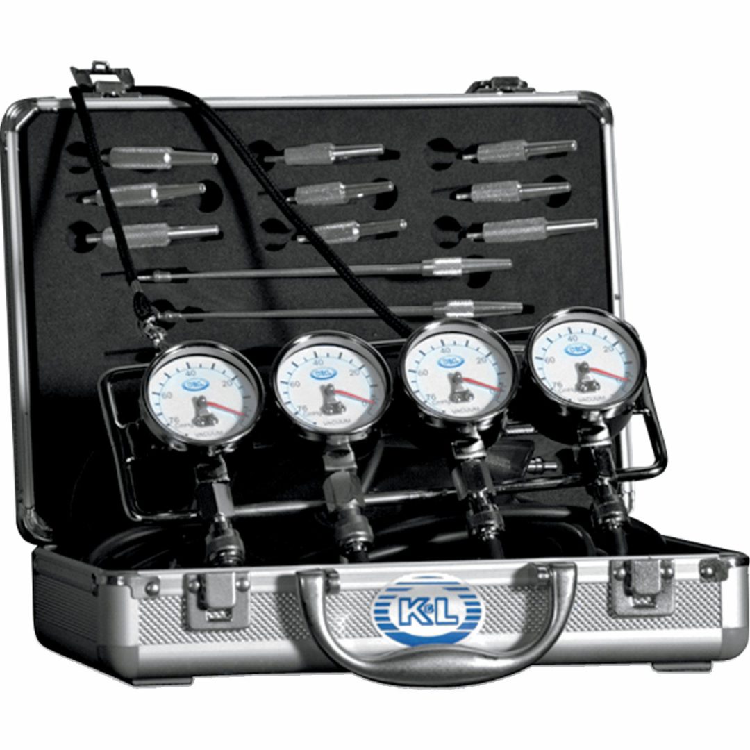 Vakuummätarkit Deluxe K&L SUPPLY Silver