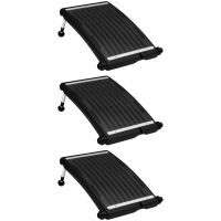 Välvd solpanel för pool 3 st vidaXL