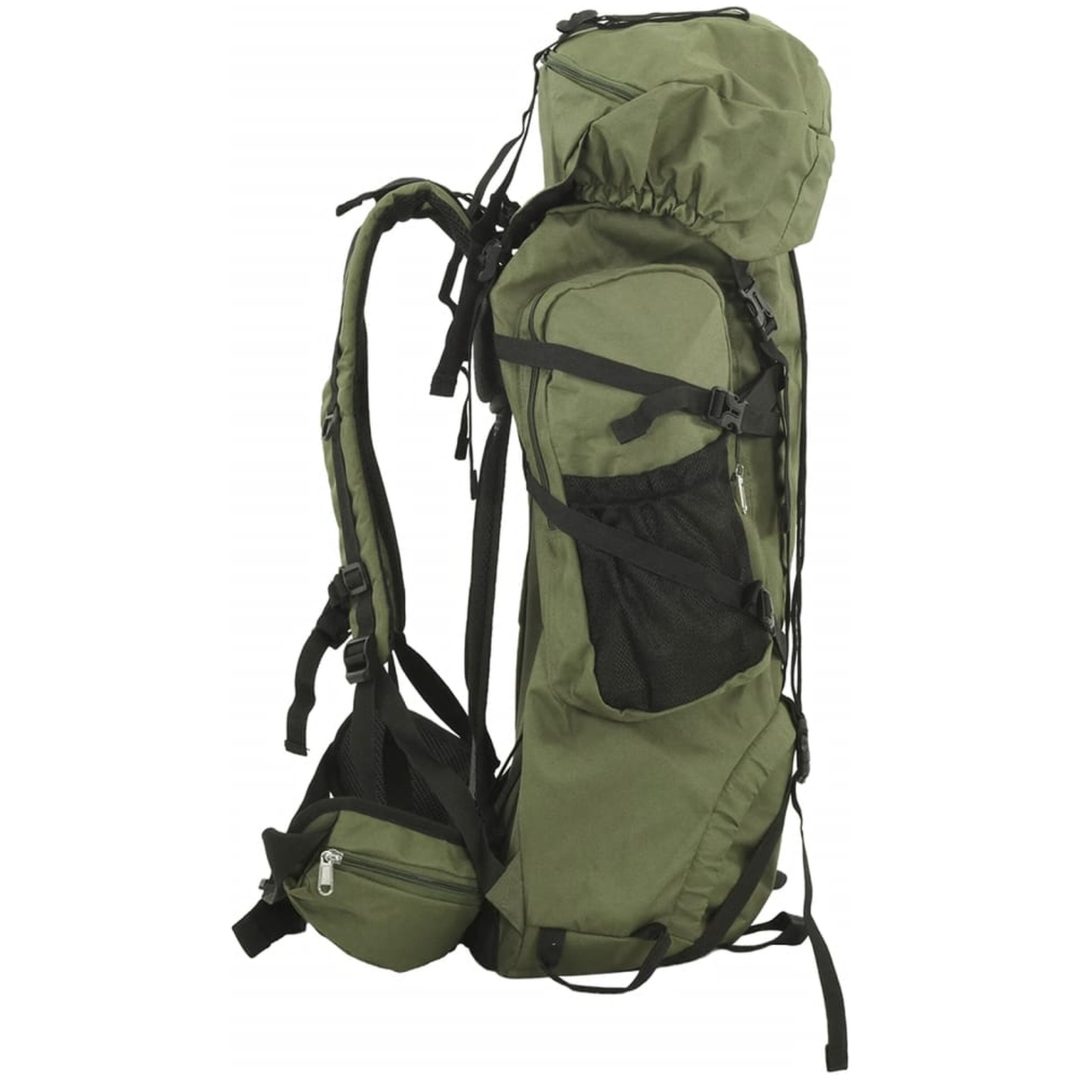 Vandringsryggsäck armégrön oxford-tyg vidaXL 60 L – bild 2