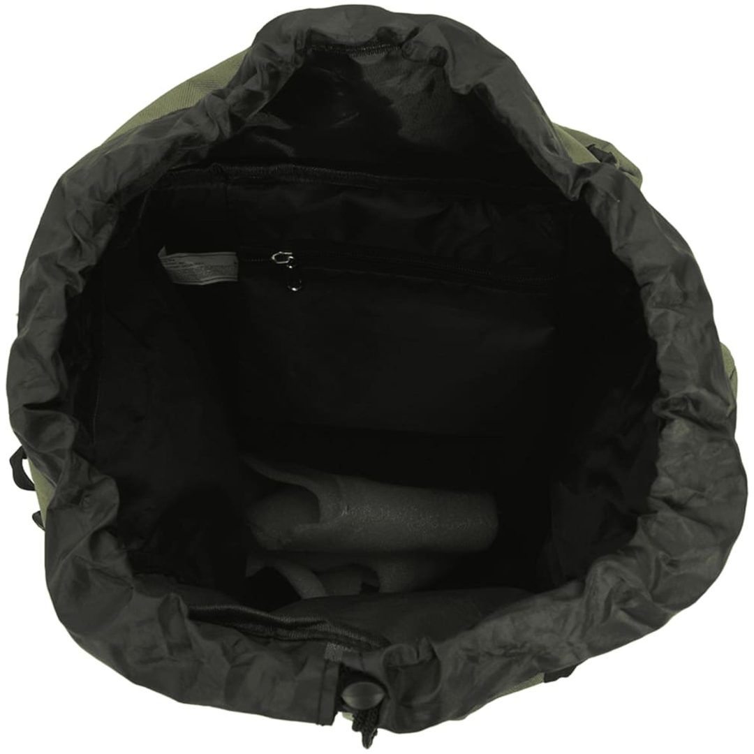 Vandringsryggsäck armégrön oxford-tyg vidaXL 60 L – bild 7