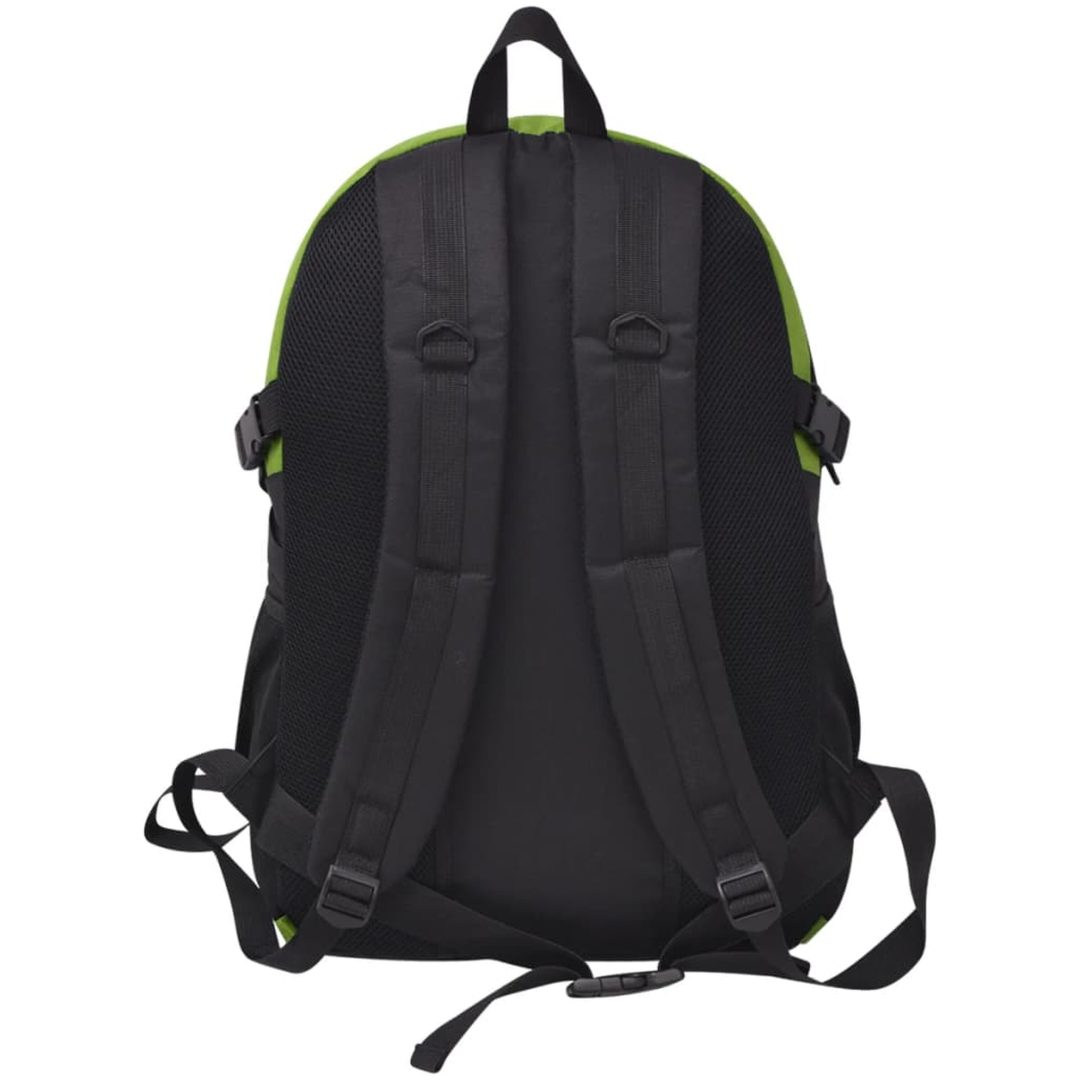 Vandringsryggsäck svart och grön vidaXL 40 L – bild 4