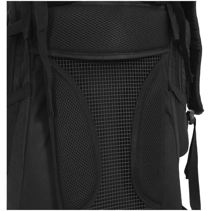 Vandringsryggsäck svart oxford-tyg vidaXL 60 L – bild 4