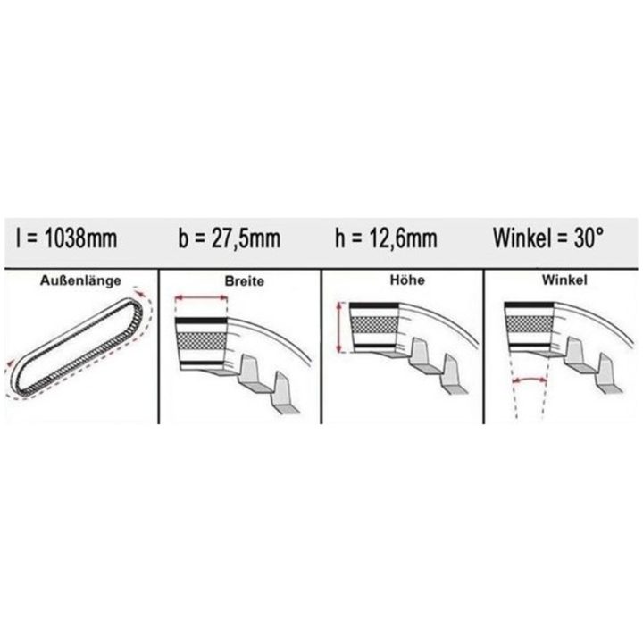 Variatorrem Premium Förstärkt BANDO – bild 3