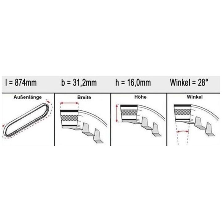 Variatorrem Premium Förstärkt BANDO – bild 3