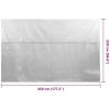 Värmeduk för pool PE grå vidaXL 450 x 220 cm – miniatyr 6