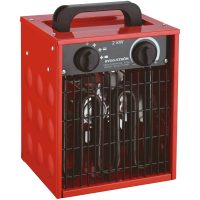 VÄRMEFLÄKT BYGG RÖD 230V 2KW