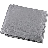 Värmesköld Aluminium/silver Foliebelagd Keramiskduk MOOSE RACING