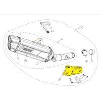 Värmesköld Kolfiber Akrapovic