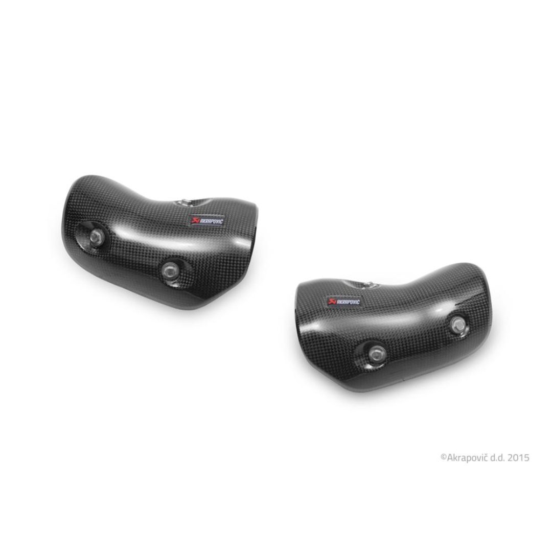 Värmesköld Kolfiber Akrapovic Svart