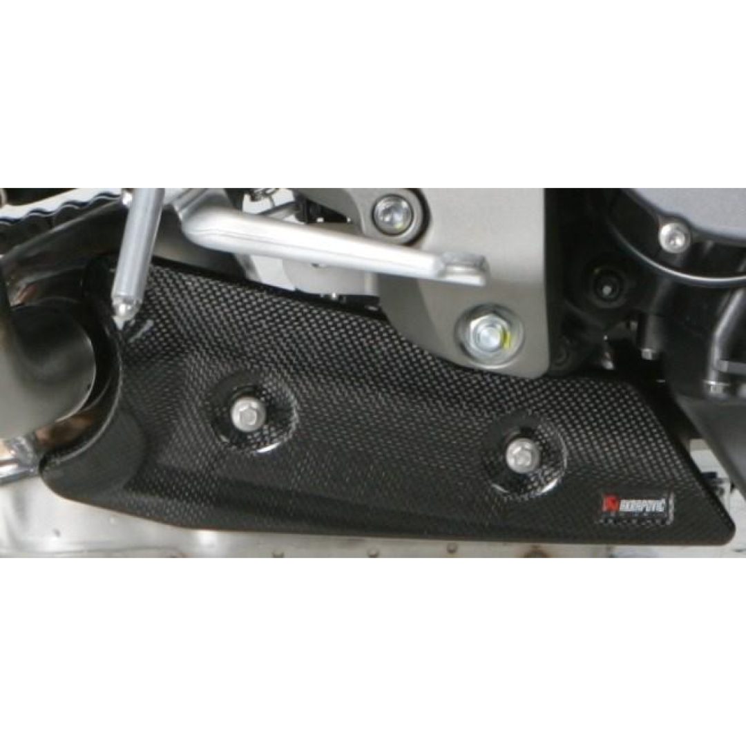 Värmesköld Kolfiber Akrapovic Svart