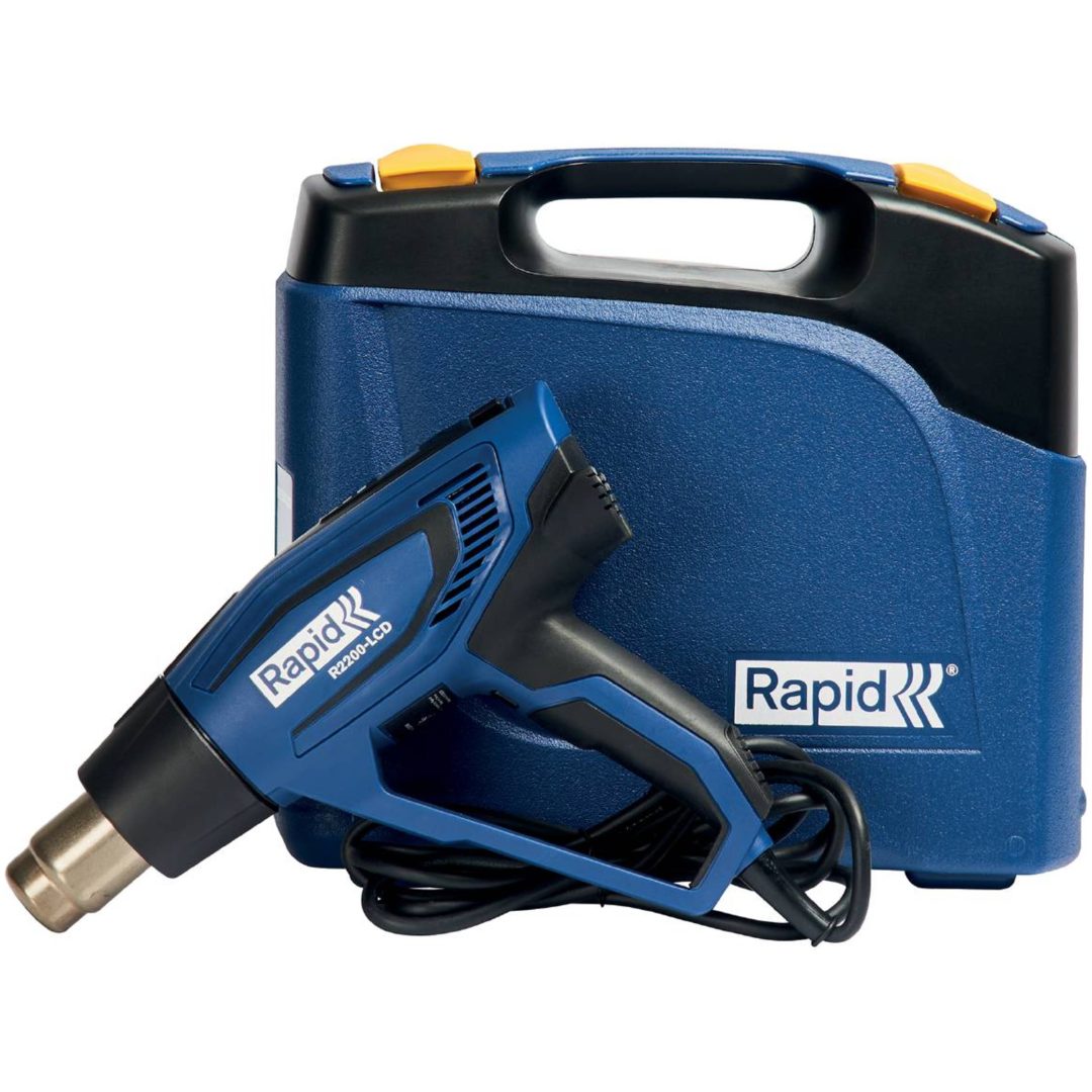 Varmluftspistol R2200 LCD med väska RAPID VARMLUFTPISTOL R2200 BOX
