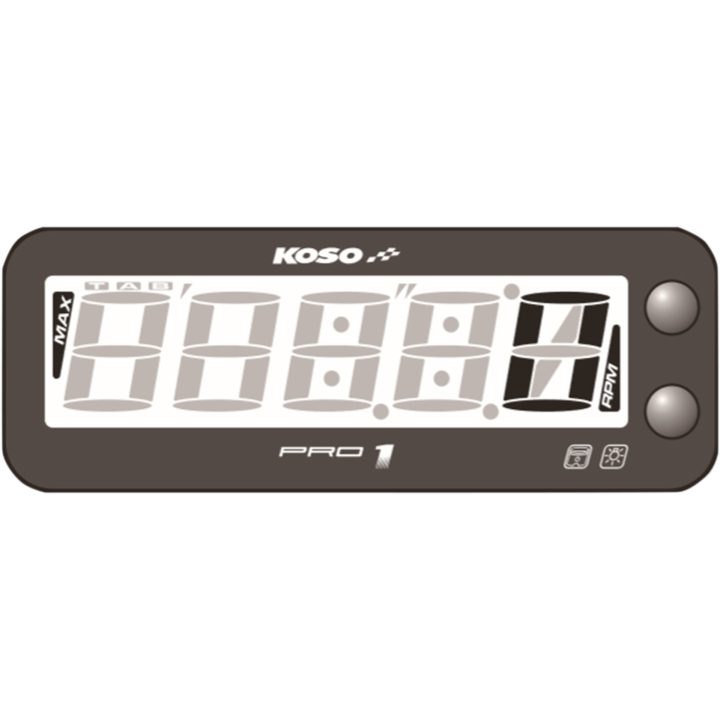 Varvräknare Pro-1 Digital KOSO NORTH AMERICA Mätare – bild 2