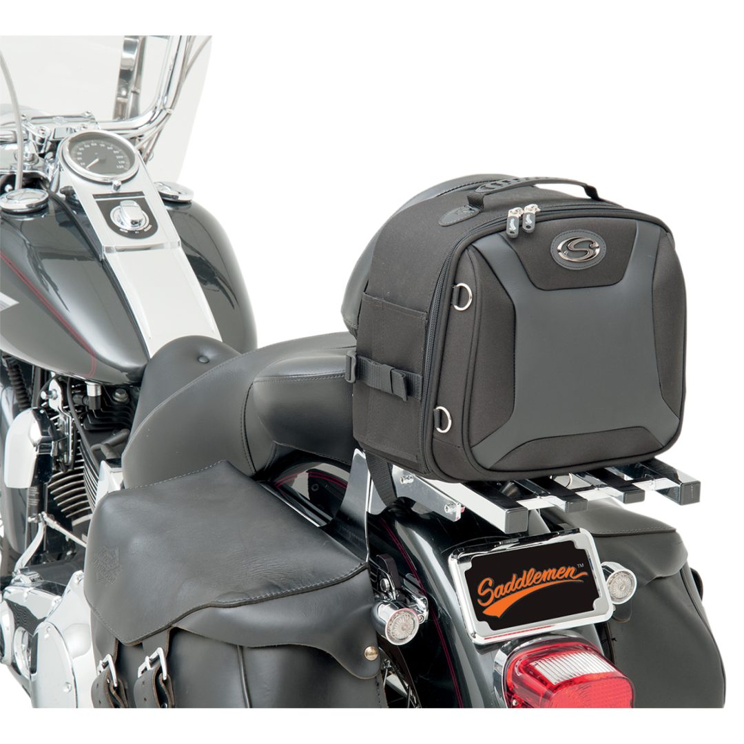 Väska Ftb1000 Sport Sissy Bar Svart SADDLEMEN – bild 2