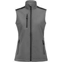 Väst Dam Softshell Antracit/svart Printer PRIME