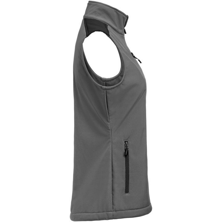 Väst Dam Softshell Antracit/svart Printer PRIME XS – bild 3