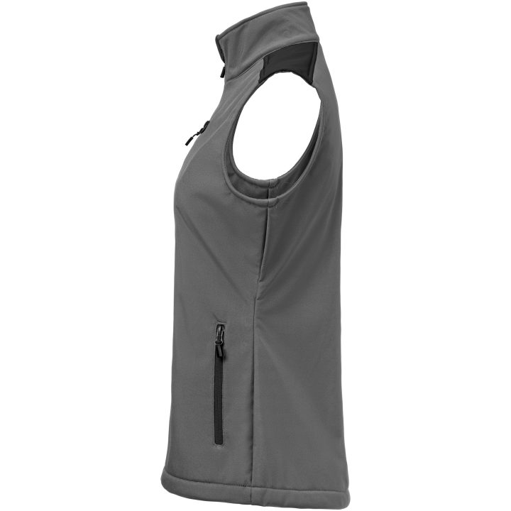 Väst Dam Softshell Antracit/svart Printer PRIME XS – bild 5