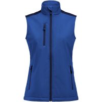 Väst Dam Softshell Koboltblå marinblå Printer PRIME
