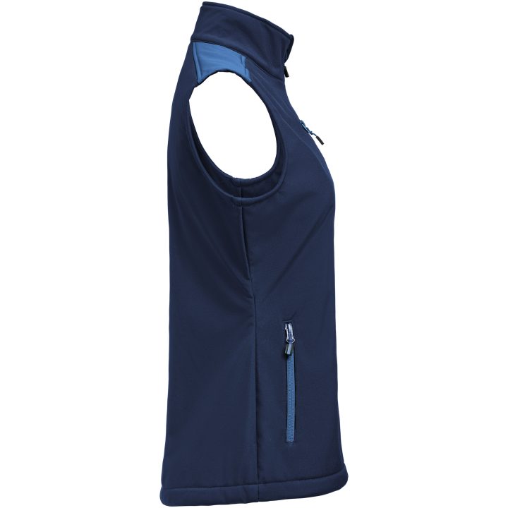 Väst Dam Softshell Marinblå/koboltblå Printer PRIME XS – bild 3