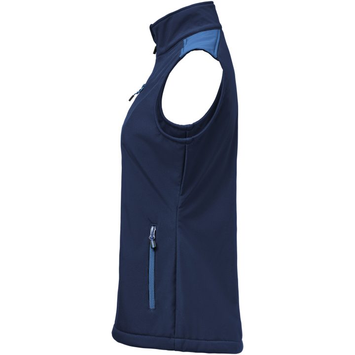 Väst Dam Softshell Marinblå/koboltblå Printer PRIME XS – bild 5