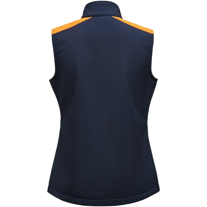 Väst Dam Softshell Marinblå/neonorange Printer PRIME XS – bild 3