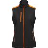 Väst Dam Softshell Svart/orange Printer PRIME XS – miniatyr 1