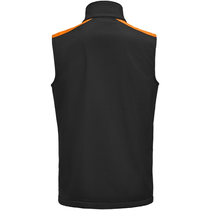 Väst Softshell Svart/orange Printer PRIME s – bild 3