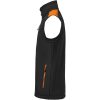 Väst Softshell Svart/orange Printer PRIME s – miniatyr 5