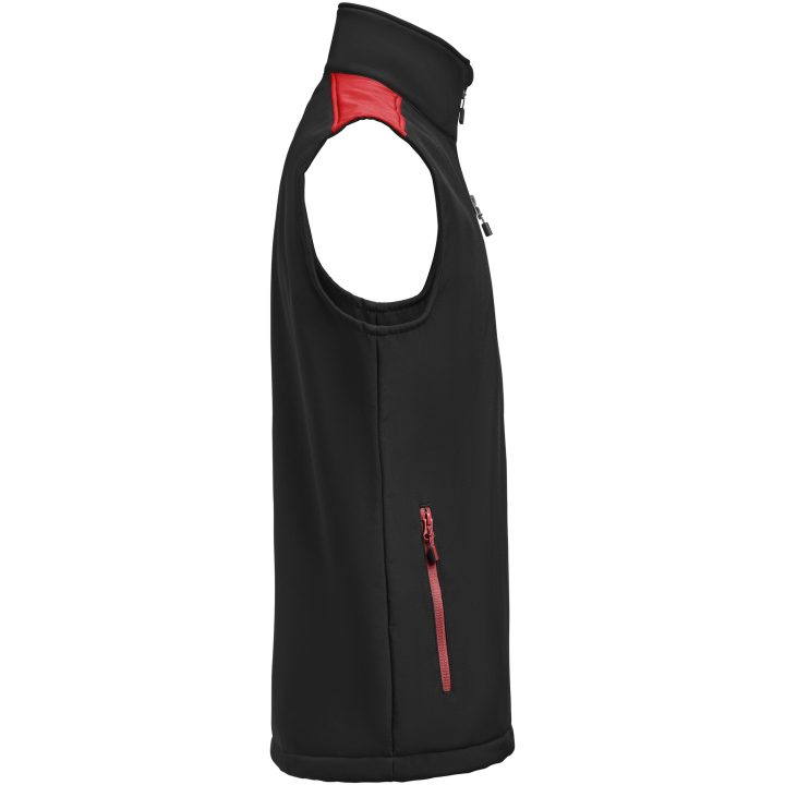 Väst Softshell Svart/röd Printer PRIME s – bild 4