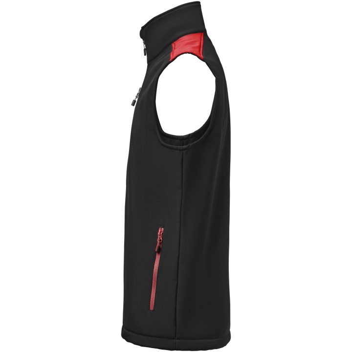 Väst Softshell Svart/röd Printer PRIME s – bild 5
