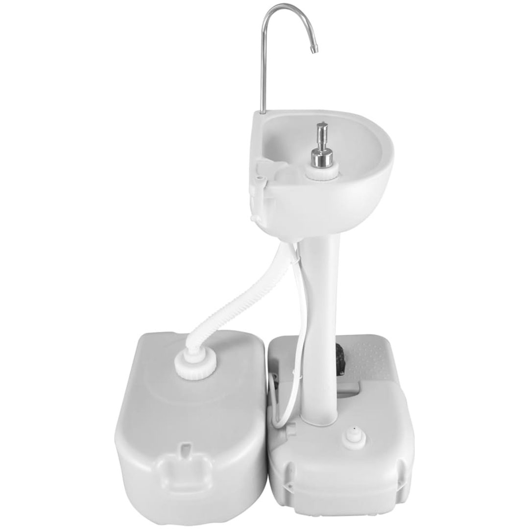 Vattendunk med adapter 24 L grå vidaXL – bild 2