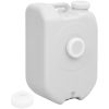 Vattendunk med adapter 24 L grå vidaXL – miniatyr 4