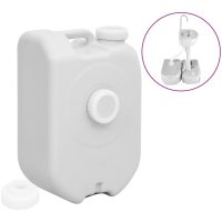 Vattendunk med adapter 24 L grå vidaXL