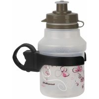 Vattenflaska 350ml Birdy+ Roterande Hållare Klar (clip-on Cap) Polisport