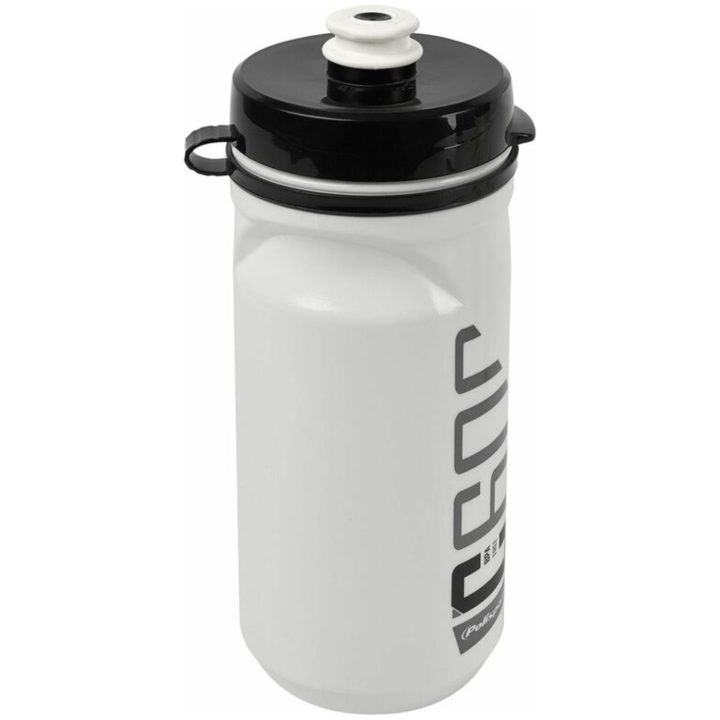 Vattenflaska 600ml C600 Vit/svart Clip On Kork Polisport – bild 2
