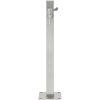 Vattenpost för trädgården 65 cm rostfritt stål fyrkantig vidaXL – miniatyr 4