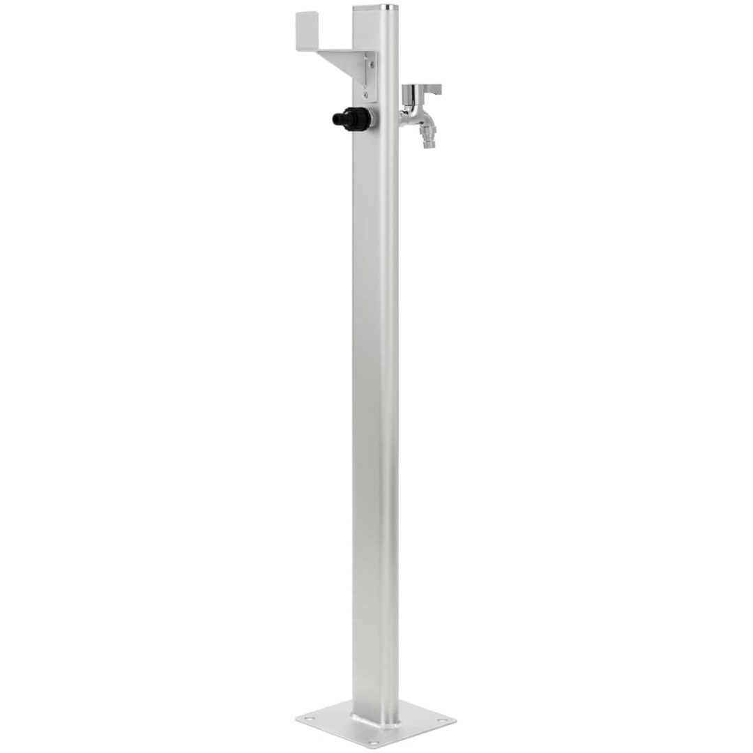 Vattenpost för trädgården 95 cm aluminium vidaXL – bild 4