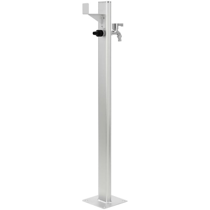 Vattenpost för trädgården 95 cm aluminium vidaXL – bild 4