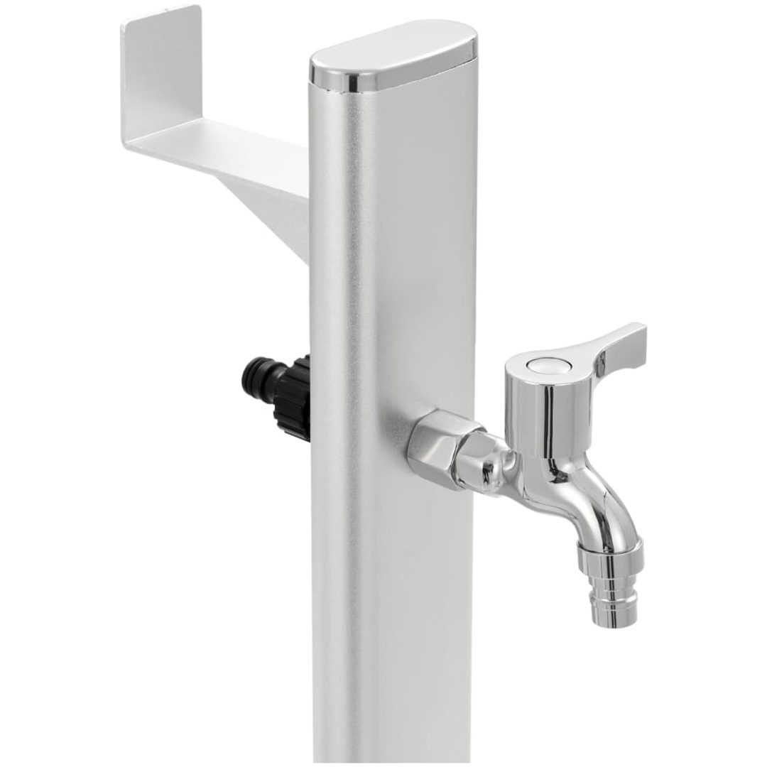 Vattenpost för trädgården 95 cm aluminium vidaXL – bild 5