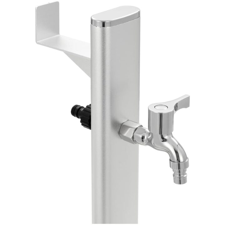 Vattenpost för trädgården 95 cm aluminium vidaXL – bild 5