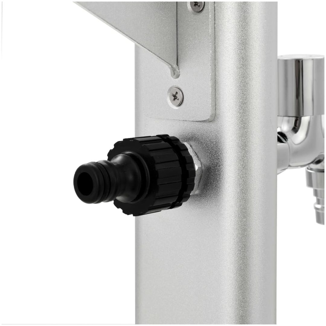 Vattenpost för trädgården 95 cm aluminium vidaXL – bild 6