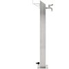 Vattenpost för trädgården 95 cm rostfritt stål fyrkantig vidaXL – miniatyr 3