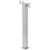 Vattenpost för trädgården 95 cm rostfritt stål fyrkantig vidaXL – miniatyr 1