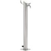 Vattenpost för trädgården 95 cm rostfritt stål rund vidaXL – miniatyr 1