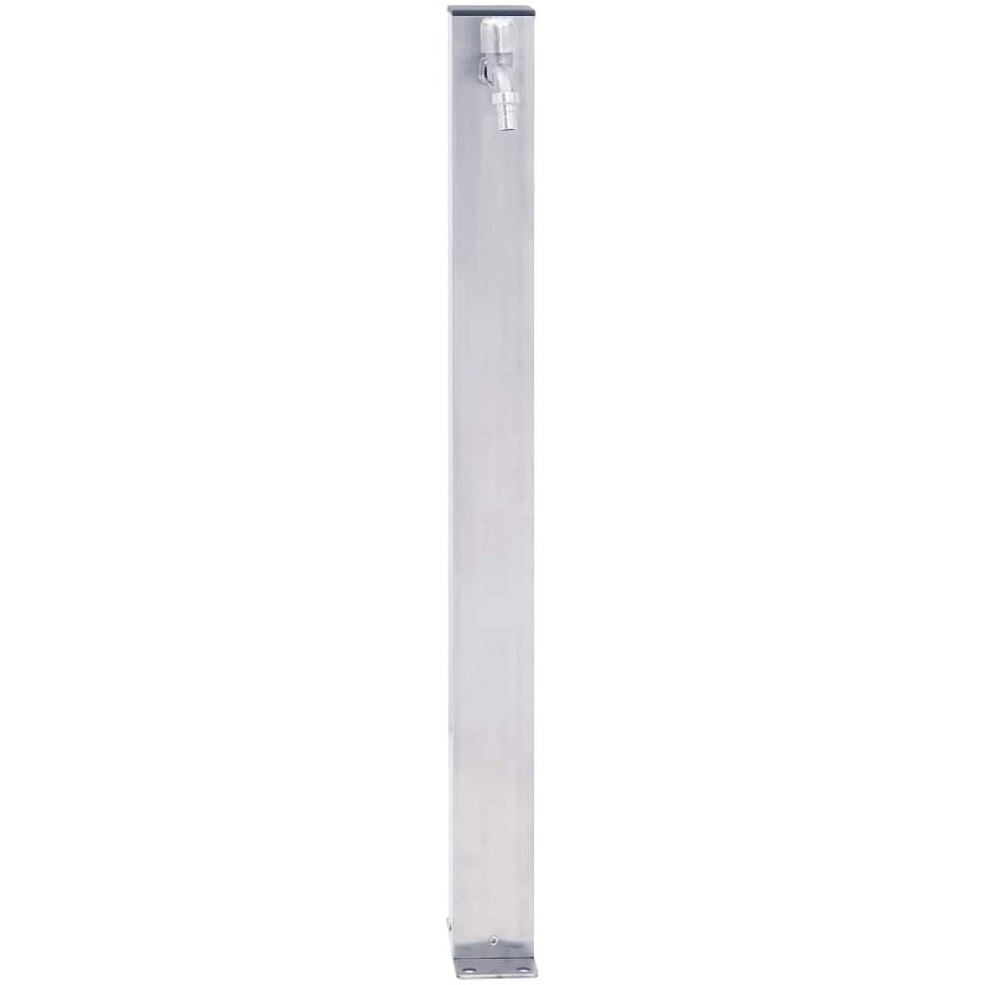 Vattenpost rostfritt stål fyrkantig vidaXL 40 cm – bild 2