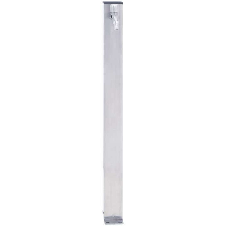Vattenpost rostfritt stål fyrkantig vidaXL 40 cm – bild 2