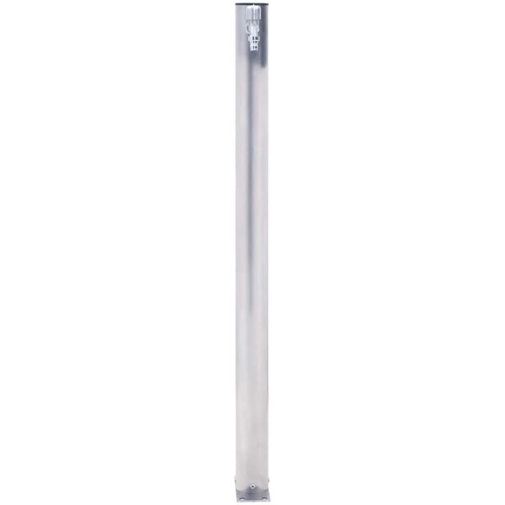 Vattenpost rostfritt stål rund vidaXL 40 cm – bild 2